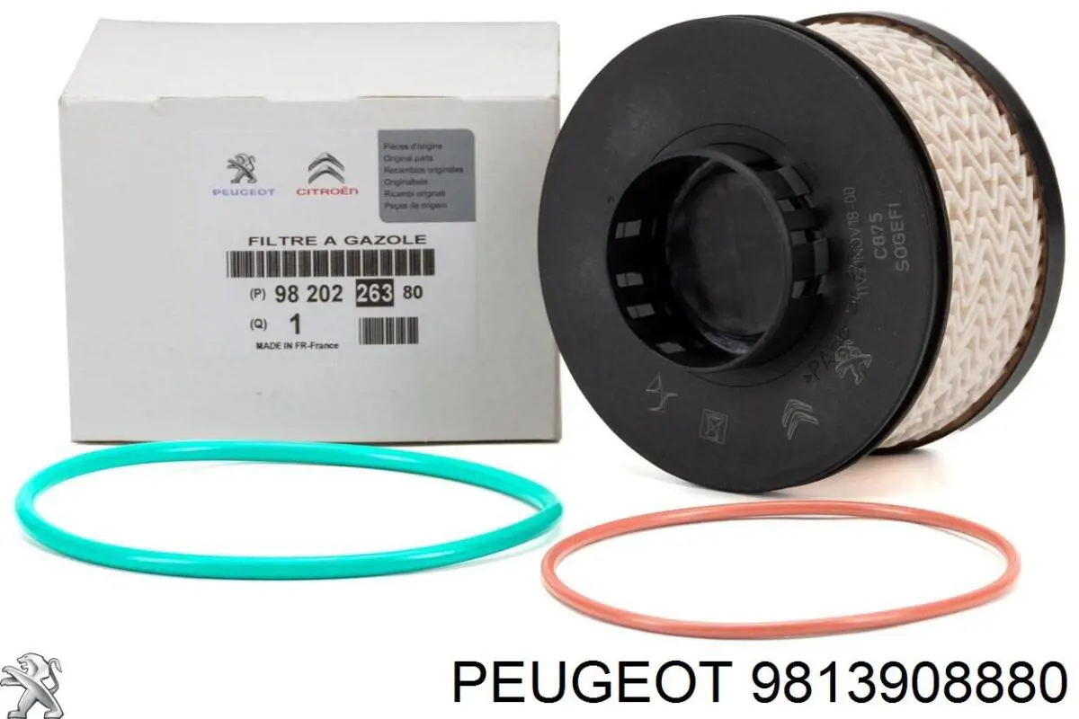 Filtro de aire 9813908880 Peugeot/Citroen