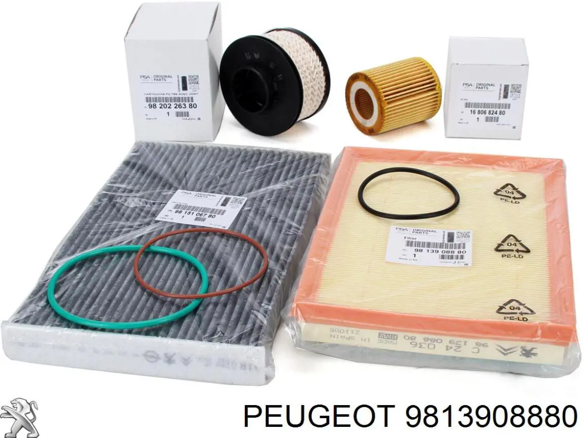 Comprar 9813908880 Peugeot/Citroen Filtro de aire