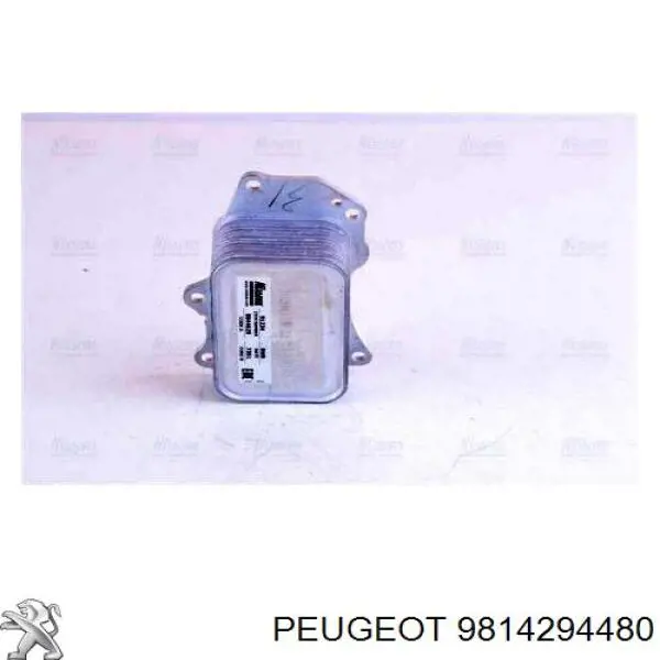 Radiador de aceite debajo del filtro 9814294480 Peugeot/Citroen