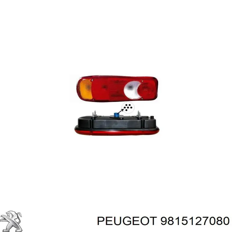 9815127080 Peugeot/Citroen piloto posterior izquierdo