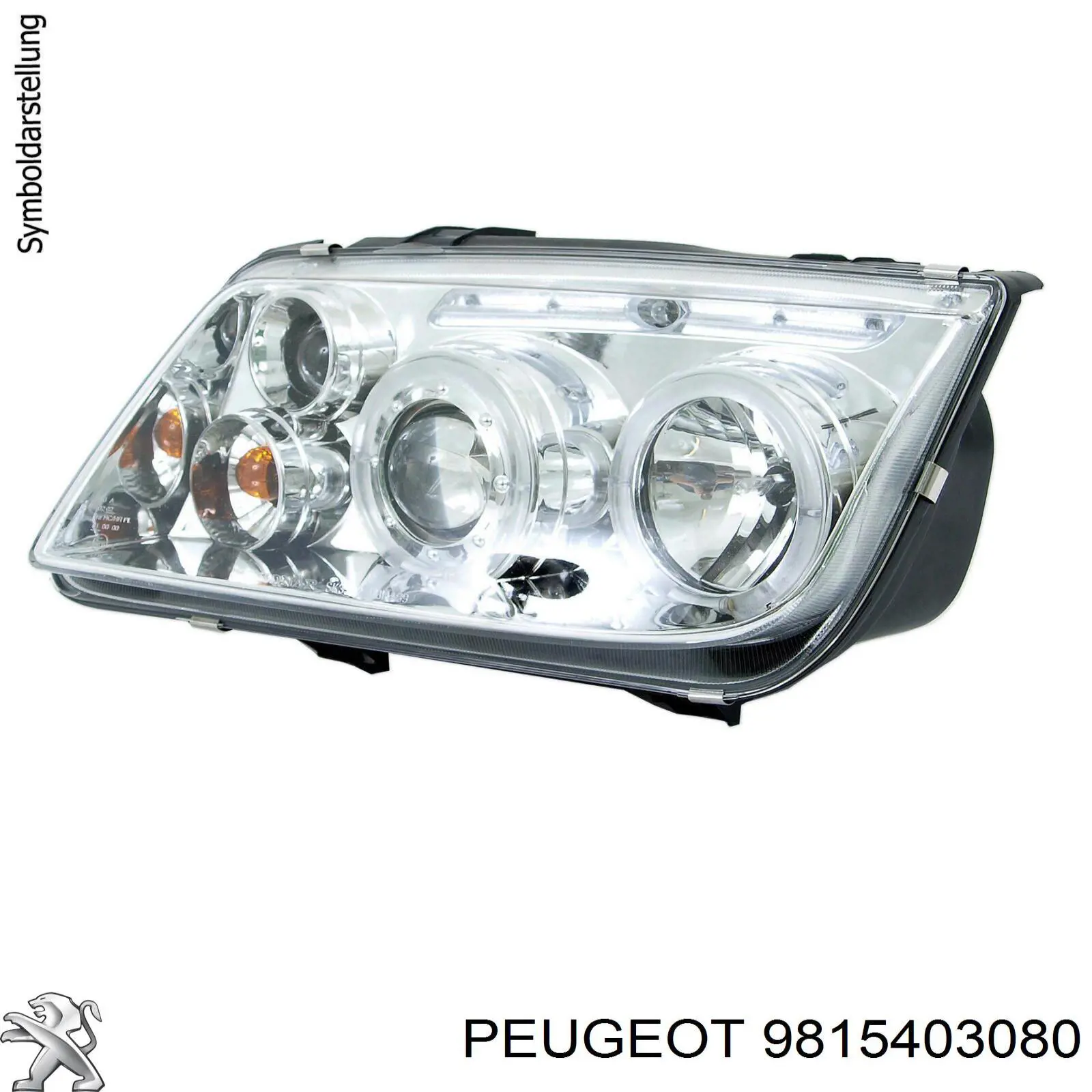 9815403080 Peugeot/Citroen Luz derecha