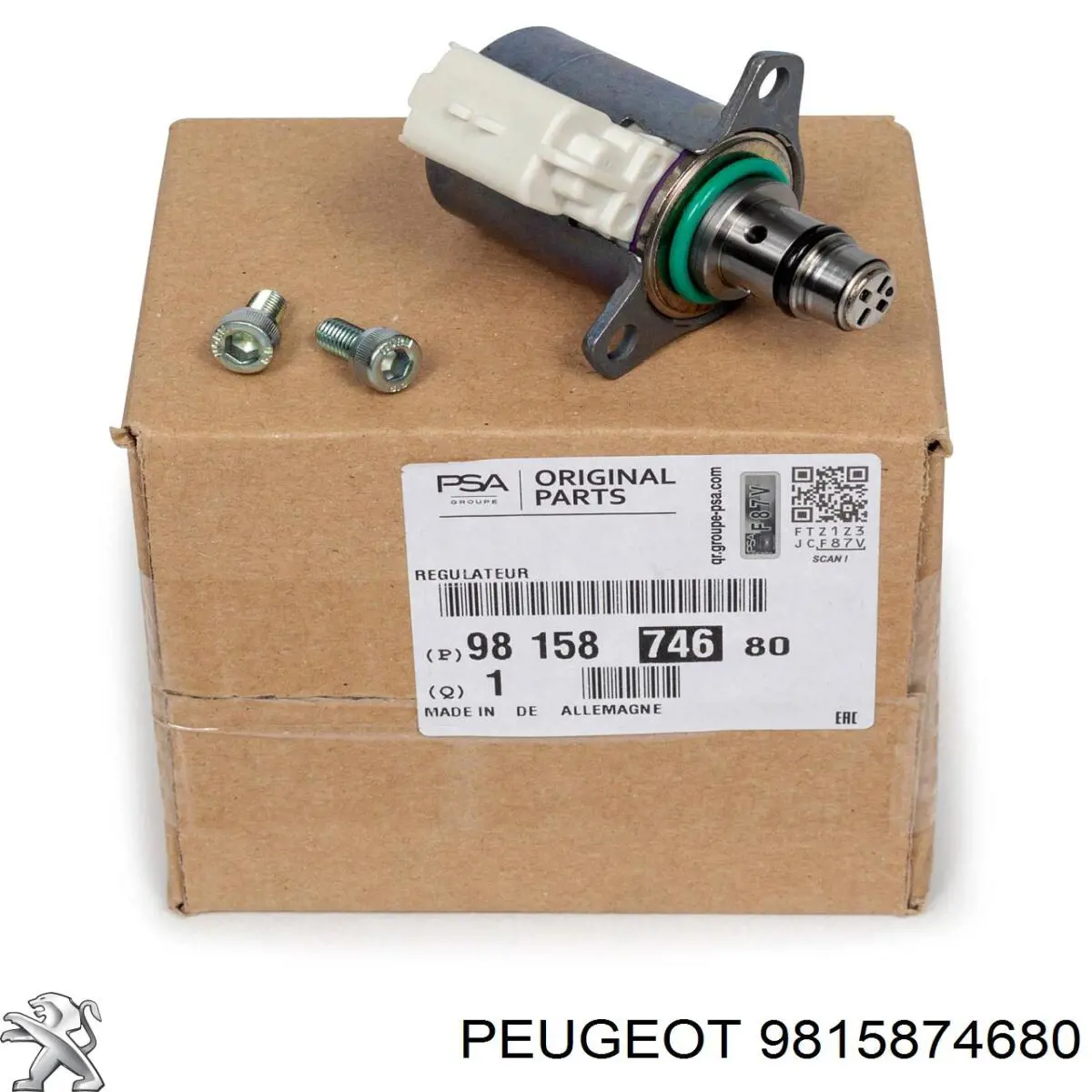 9815874680 Peugeot/Citroen válvula reguladora de presión common-rail-system