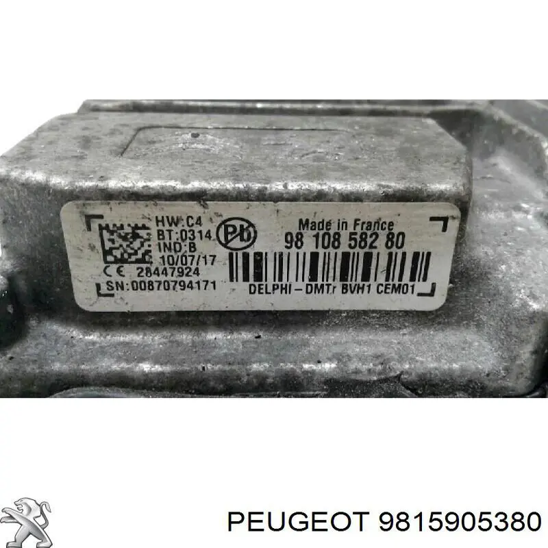 Comprar 9815905380 Peugeot/Citroen Bombín de arranque