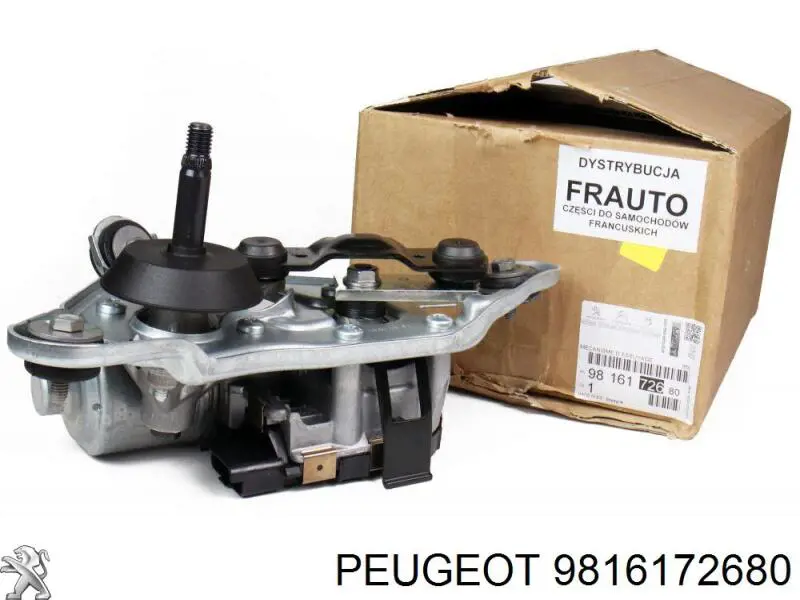 Motor limpiaparabrisas luna delantera derecho para Peugeot 508 