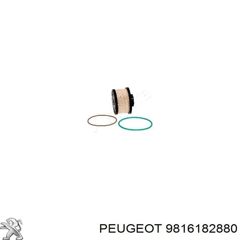 Caja del filtro de combustible 9816182880 Peugeot/Citroen