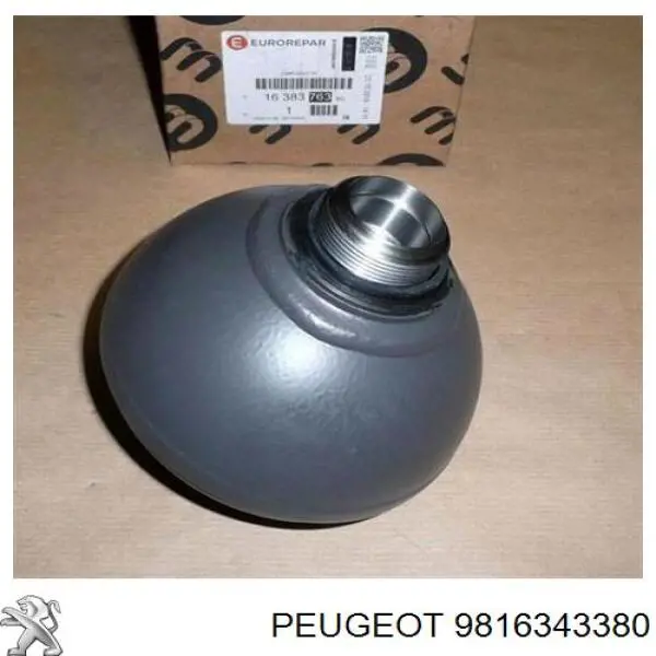 Cierre de puerta delantera derecha Peugeot/Citroen 9816343380