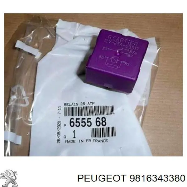 Cerradura de puerta delantera derecha Peugeot/Citroen 9816343380 precio, desde 72,60 EUR