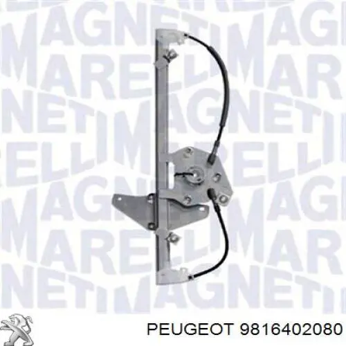 350103145800 Magneti Marelli mecanismo de elevalunas, puerta delantera derecha