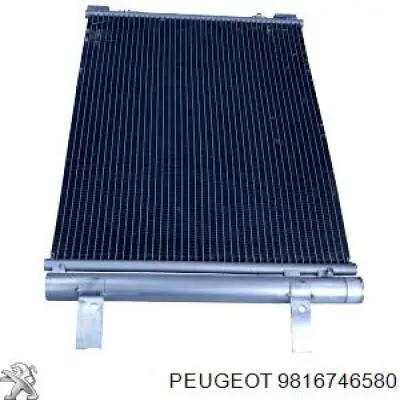 9816746580 Peugeot/Citroen Radiador de aire acondicionado