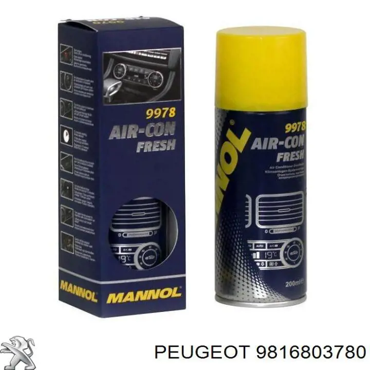 9816803780 Peugeot/Citroen Soporte de viga delantera
