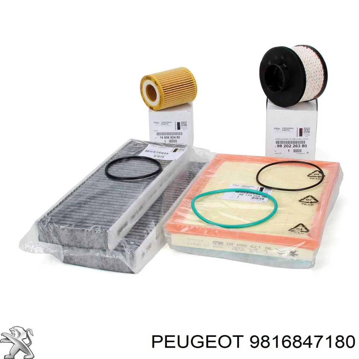 Caja del filtro de combustible 9816847180 Peugeot/Citroen