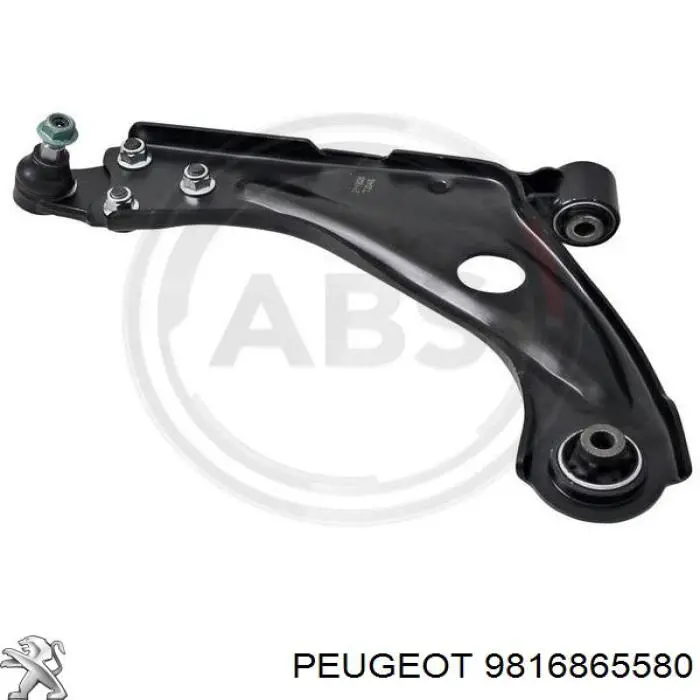 9816865580 Peugeot/Citroen Brazo inferior izquierdo de la suspensión delantera