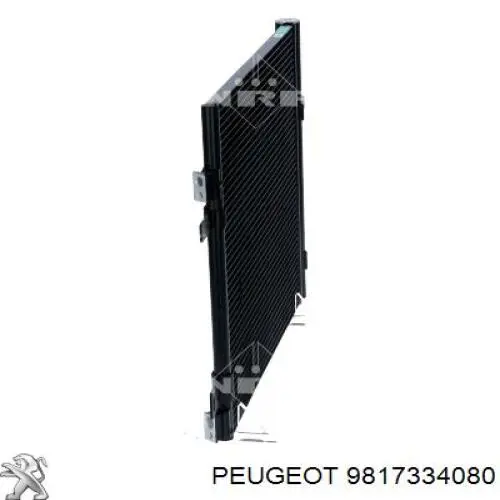 9817334080 Peugeot/Citroen condensador aire acondicionado