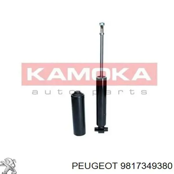 9817349380 Peugeot/Citroen amortiguador trasero