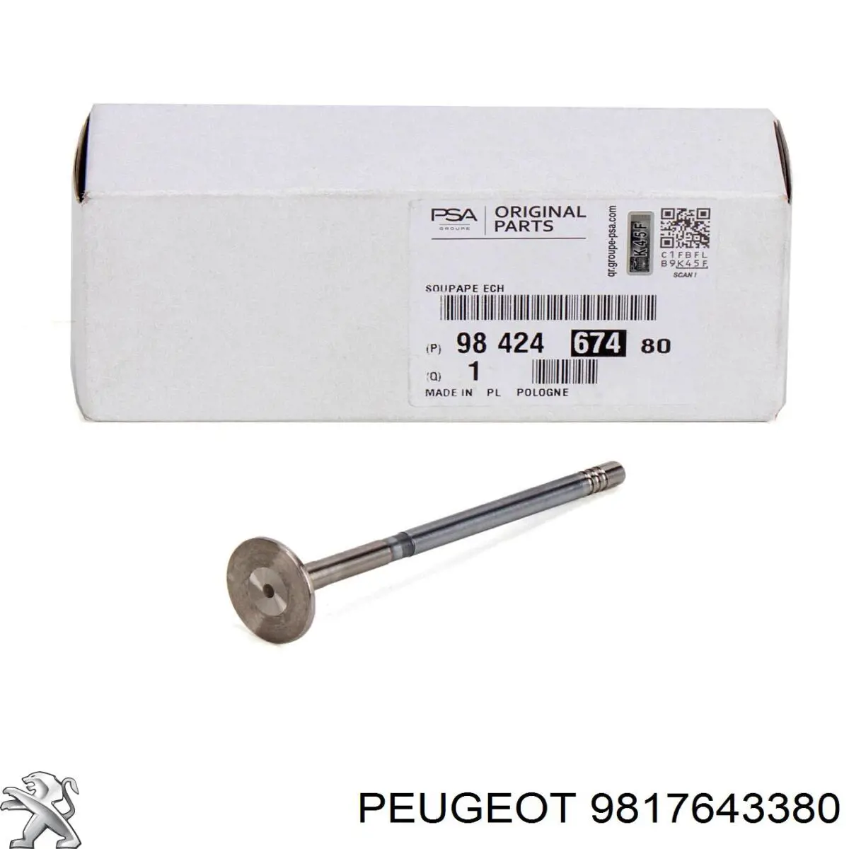 9817643380 Peugeot/Citroen Junta de balancínes