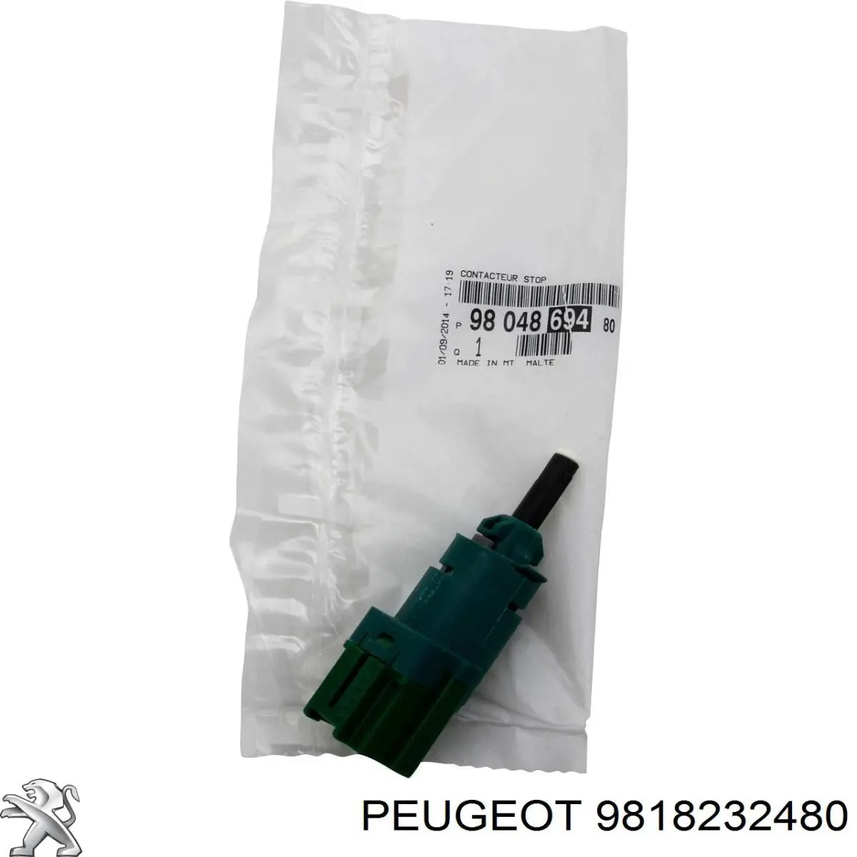 Comprar 9818232480 Peugeot/Citroen Interruptor de luz de freno