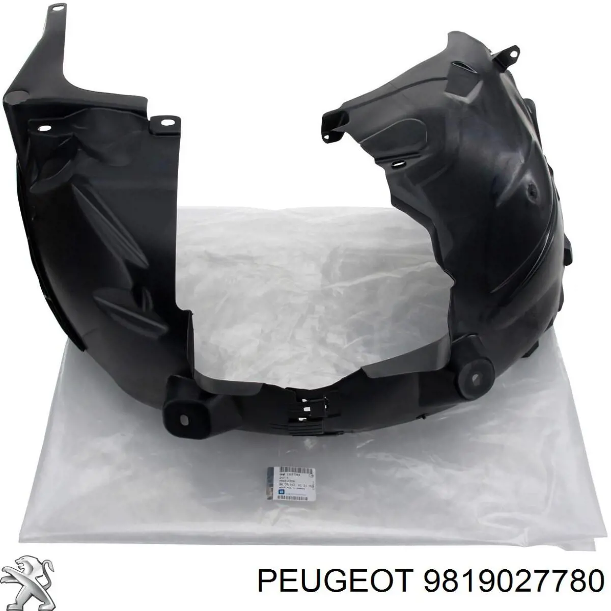 Guardalodos interior izquierdo, guardafango delantero 9819027780 Peugeot/Citroen