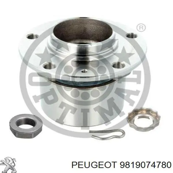 9819074780 Peugeot/Citroen cubo de rueda trasero