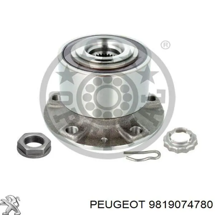 Comprar 9819074780 Peugeot/Citroen Cubo de rueda, Eje trasero