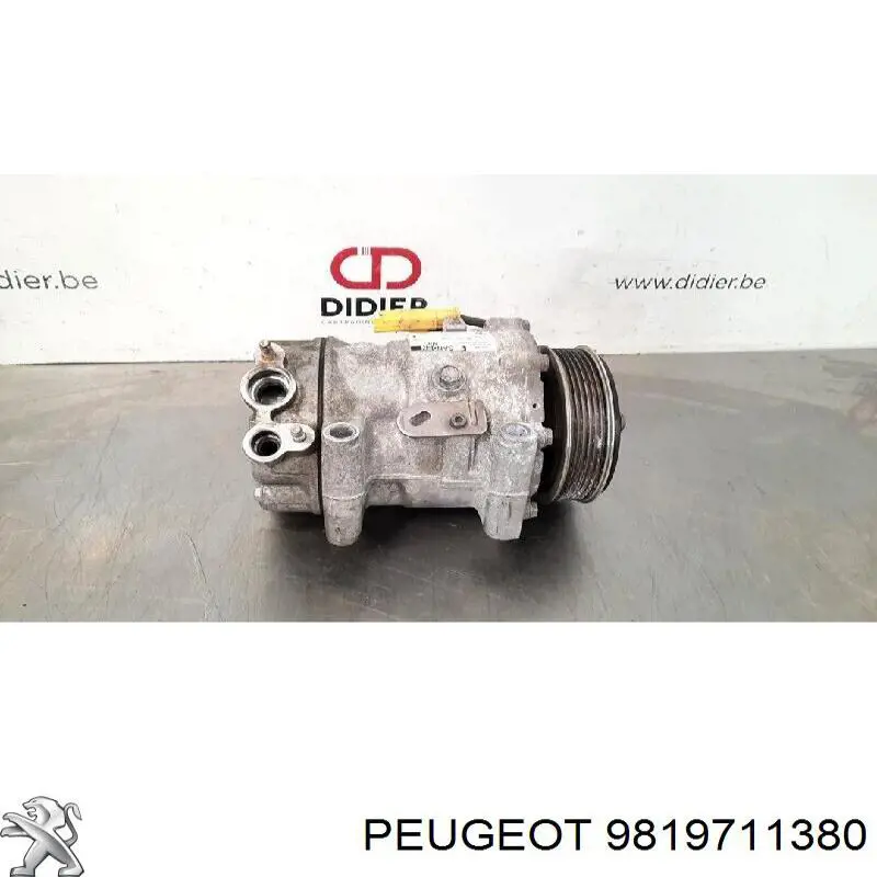 9806706780 Peugeot/Citroen compresor de aire acondicionado