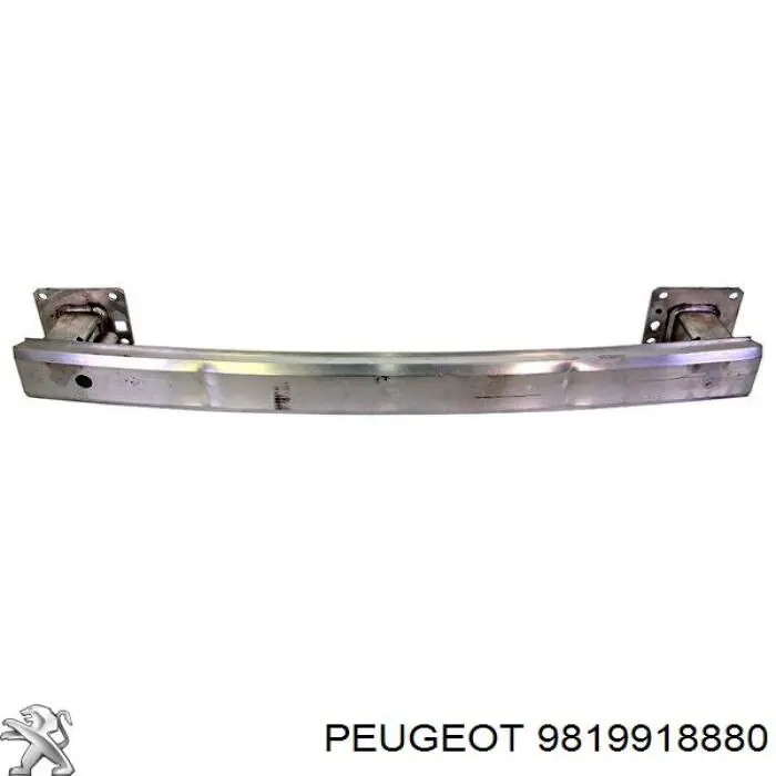 9819918880 Peugeot/Citroen Refuerzo de parachoques trasero
