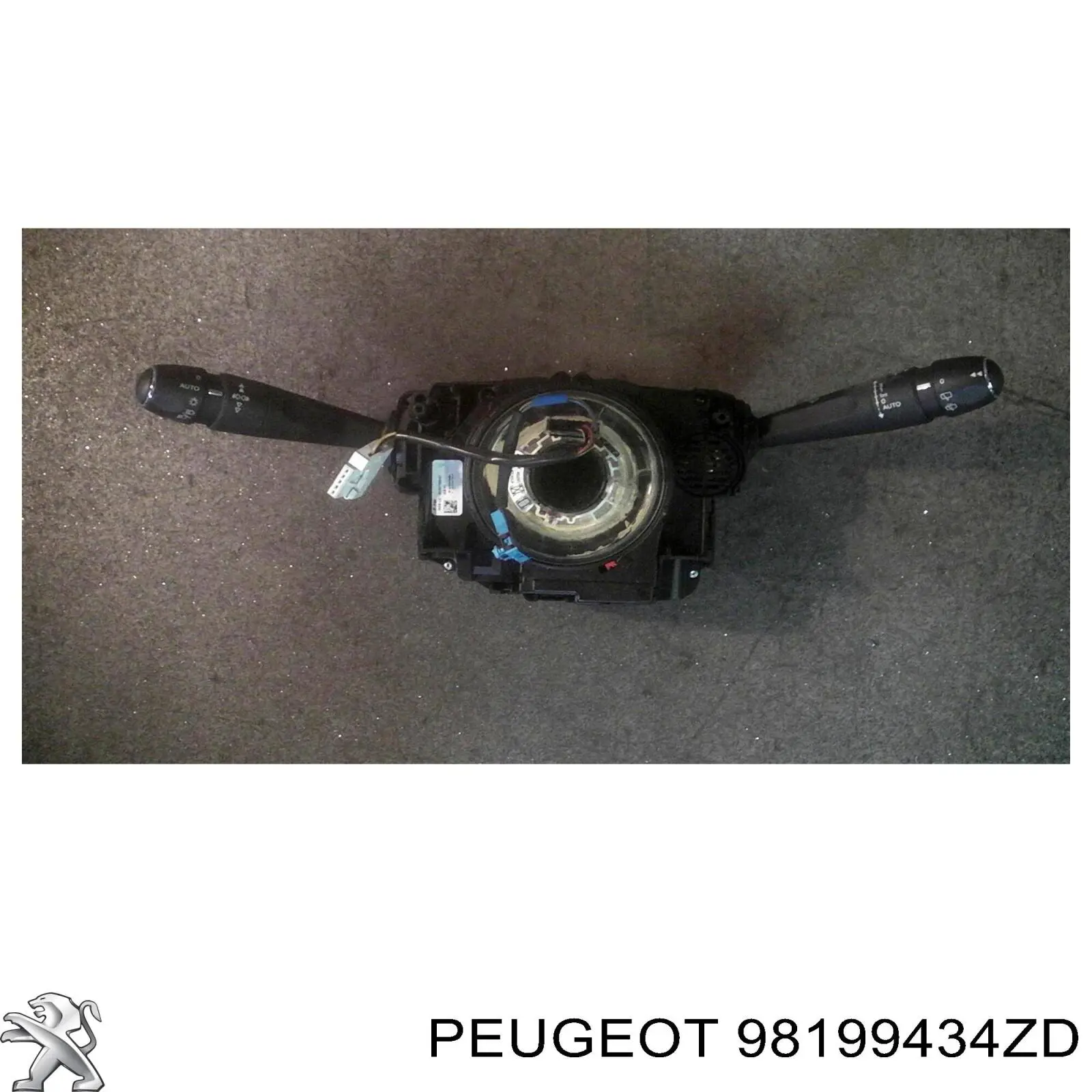 Conmutador derecho de la columna de dirección 98199434ZD Peugeot/Citroen