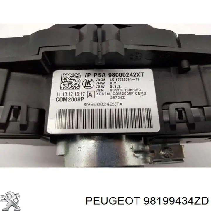 Comprar 98199434ZD Peugeot/Citroen Conmutador derecho de la columna de dirección