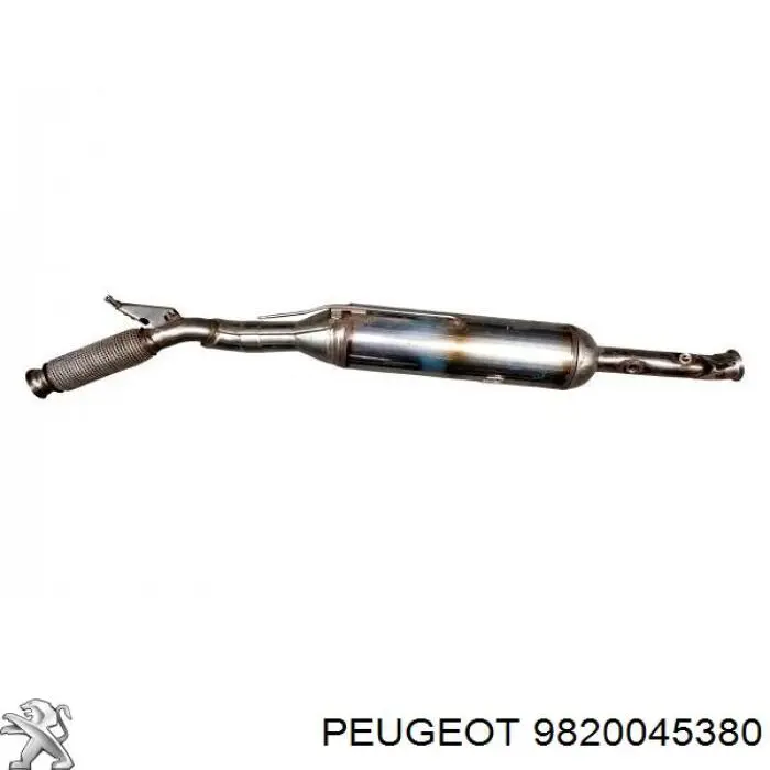 9820045380 Peugeot/Citroen Catalizador de gasolina y diésel