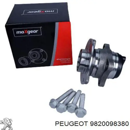 Buje de rueda Peugeot/Citroen 9820098380 precio, desde 75,04 EUR