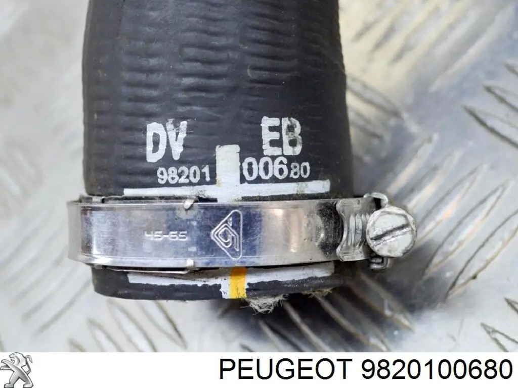 Tubo intercooler 9820100680 Peugeot/Citroen