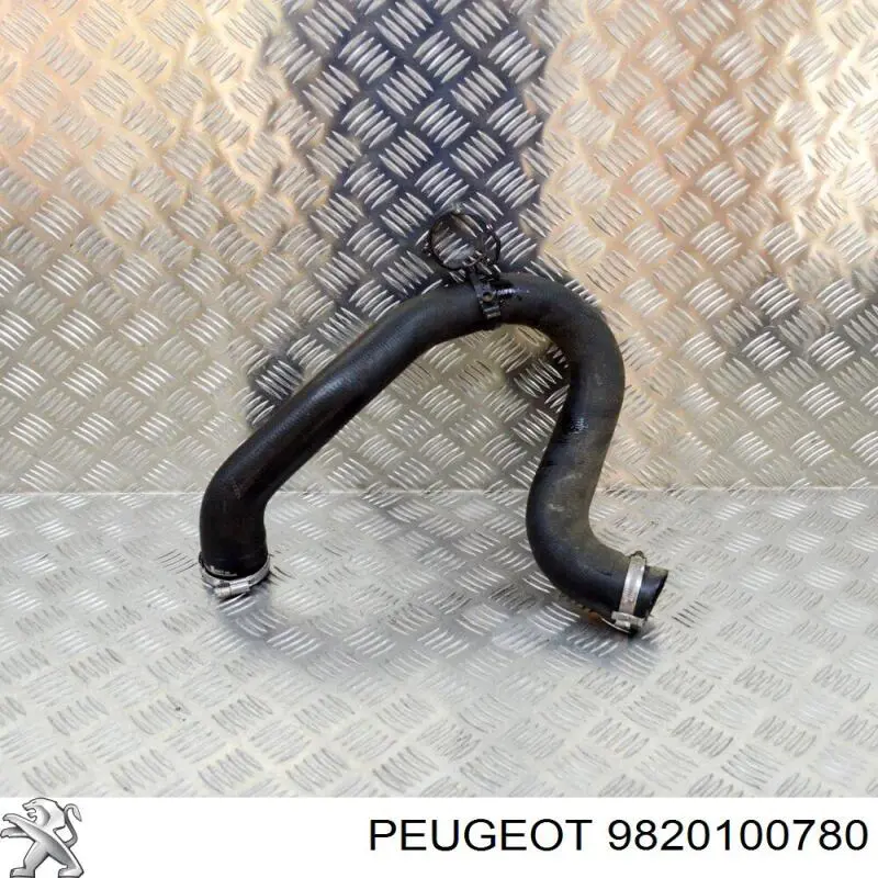 9820100780 Peugeot/Citroen tubo flexible de aire de sobrealimentación superior