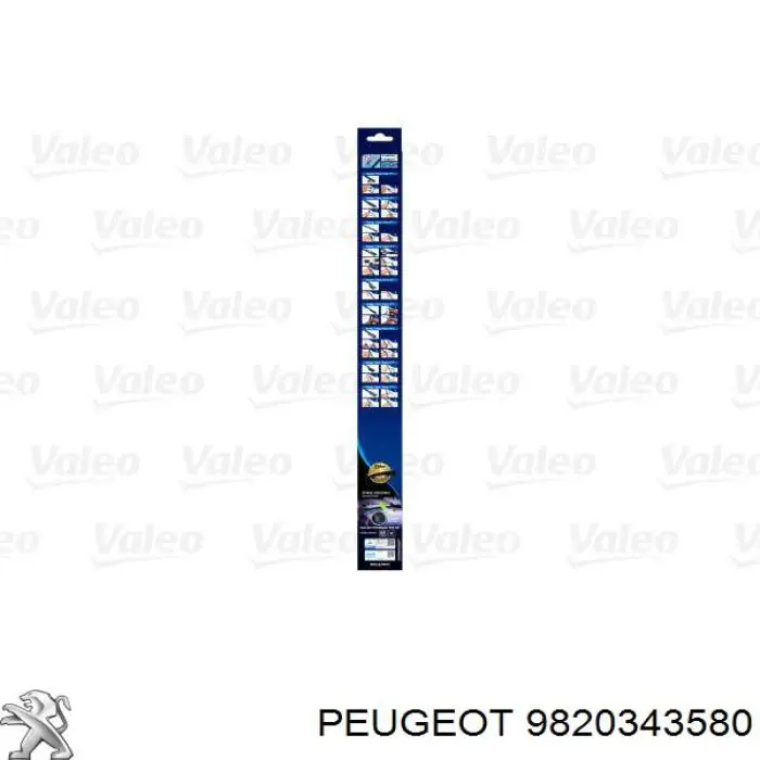 Comprar 9820343580 Peugeot/Citroen Escobilla del limpiaparabrisas del lado del conductor