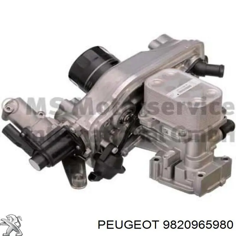 Comprar 9678745680 Peugeot/Citroen Enfriador de recirculación de gases de escape EGR