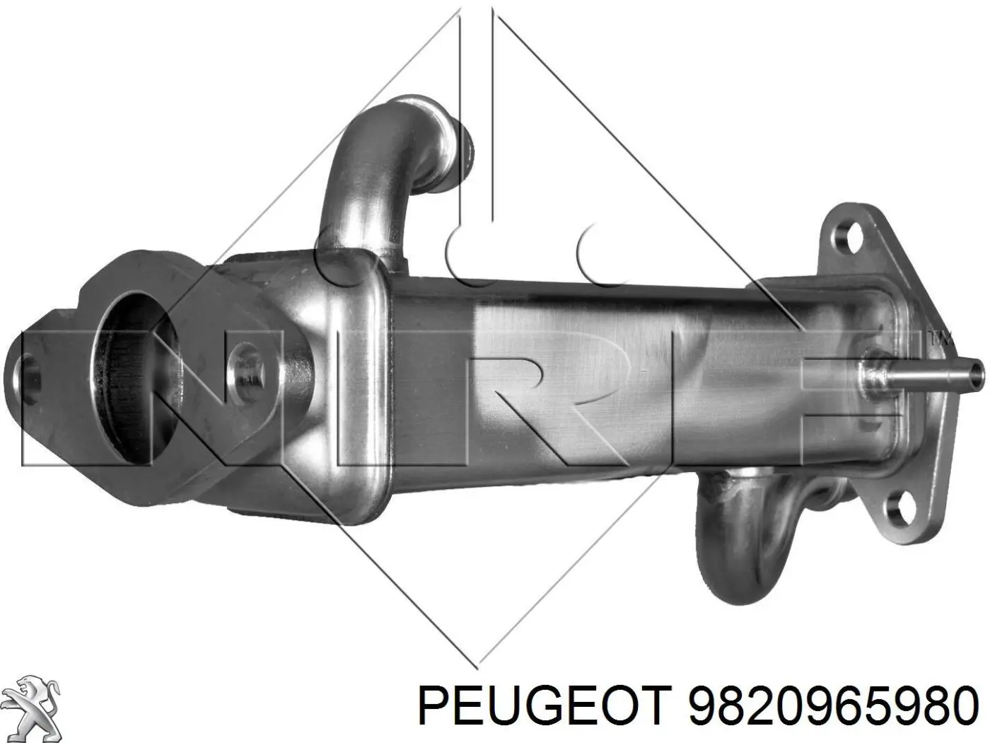 Comprar 9820965980 Peugeot/Citroen Enfriador de recirculación de gases de escape EGR