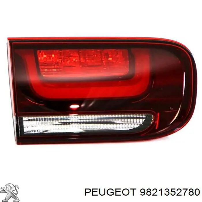 Piloto trasero interior izquierdo 9821352780 Peugeot/Citroen