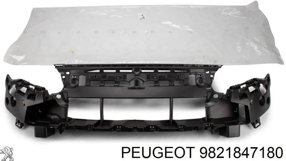 Soporte de parachoques delantero derecho 9821847180 Peugeot/Citroen