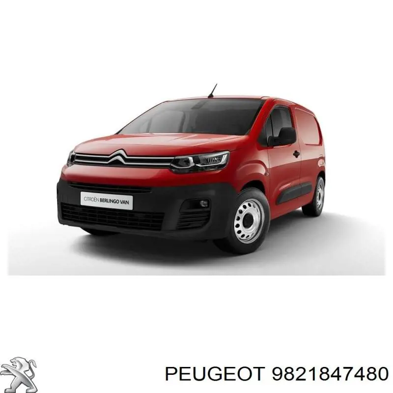 9821847480 Peugeot/Citroen Soporte de parachoques delantero izquierdo