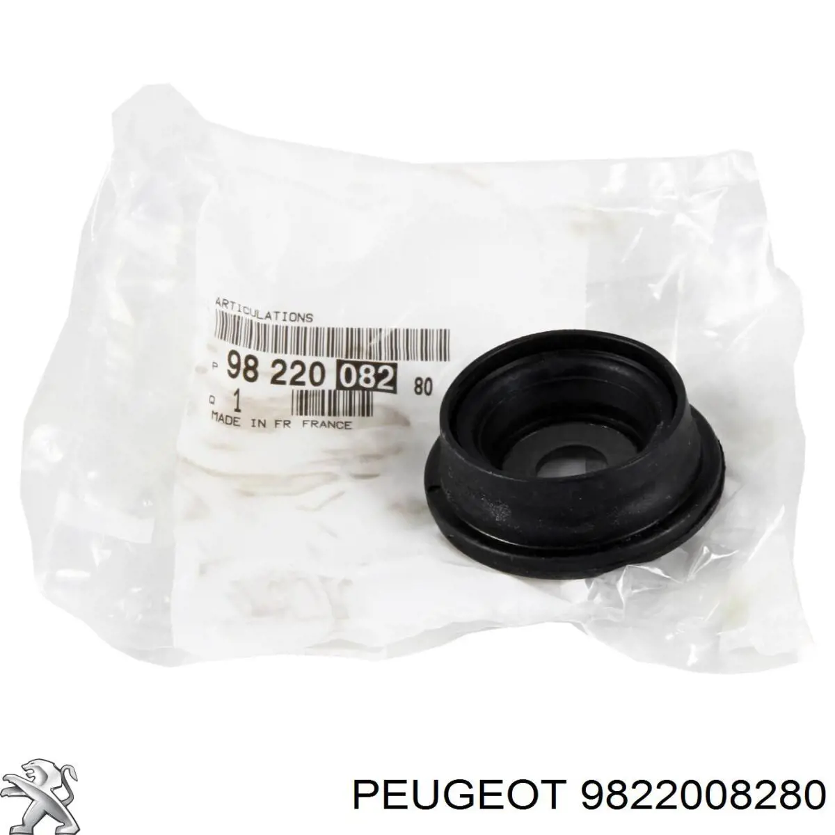 3649002 Peugeot/Citroen copela de amortiguador trasero