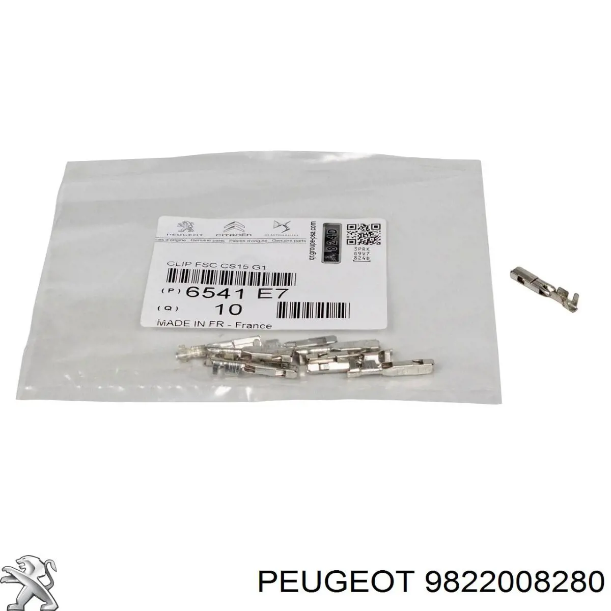 Copela de amortiguador trasero 9822008280 Peugeot/Citroen