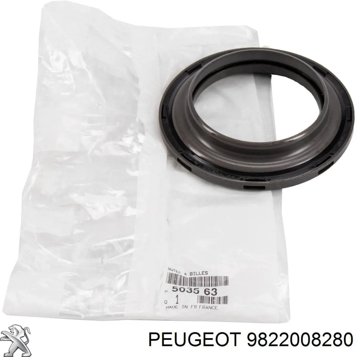 9822008280 Peugeot/Citroen Soporte amortiguador trasero