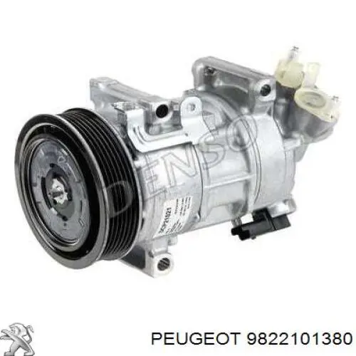 9822101380 Peugeot/Citroen compresor de aire acondicionado