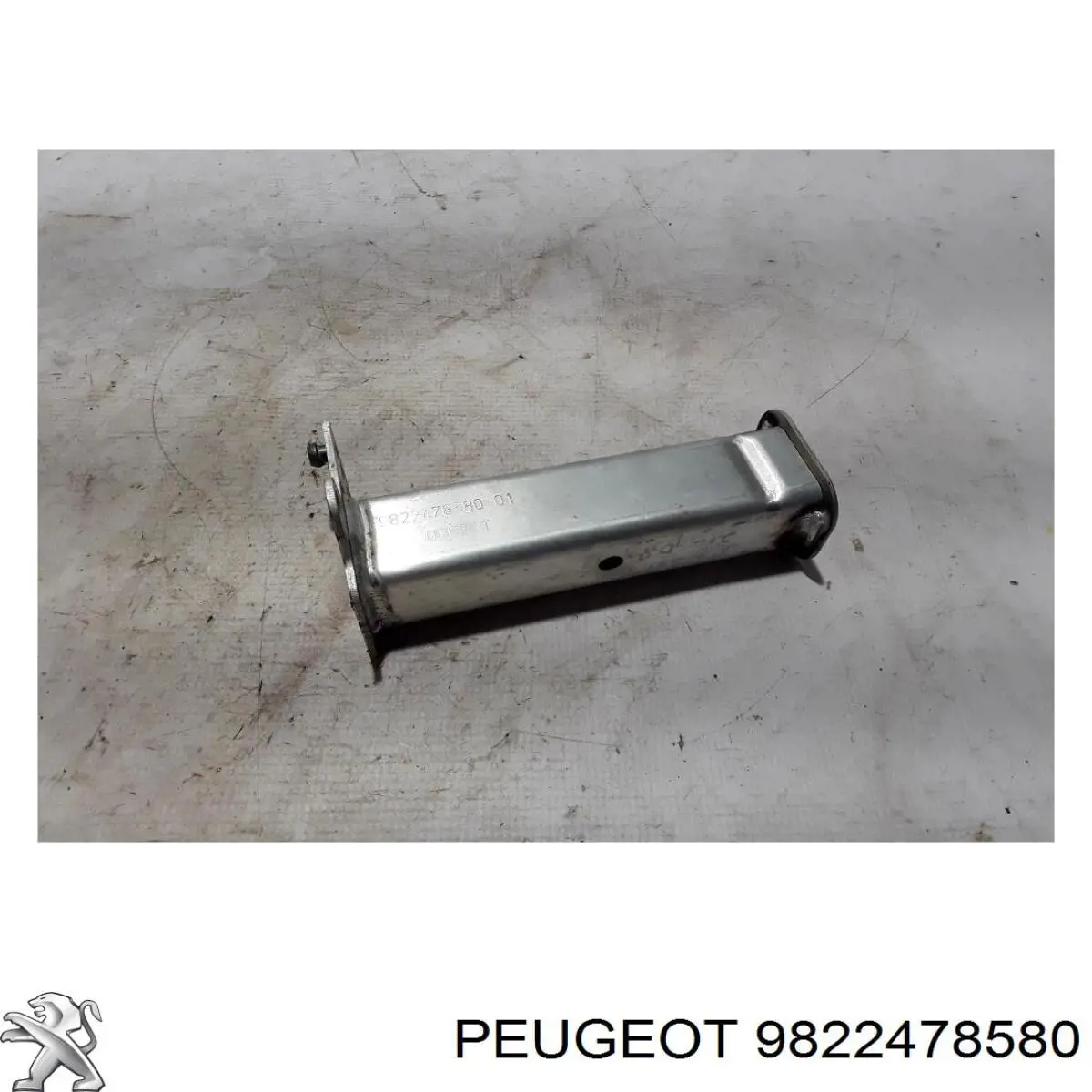 9822478580 Peugeot/Citroen Soporte de parachoques delantero derecho