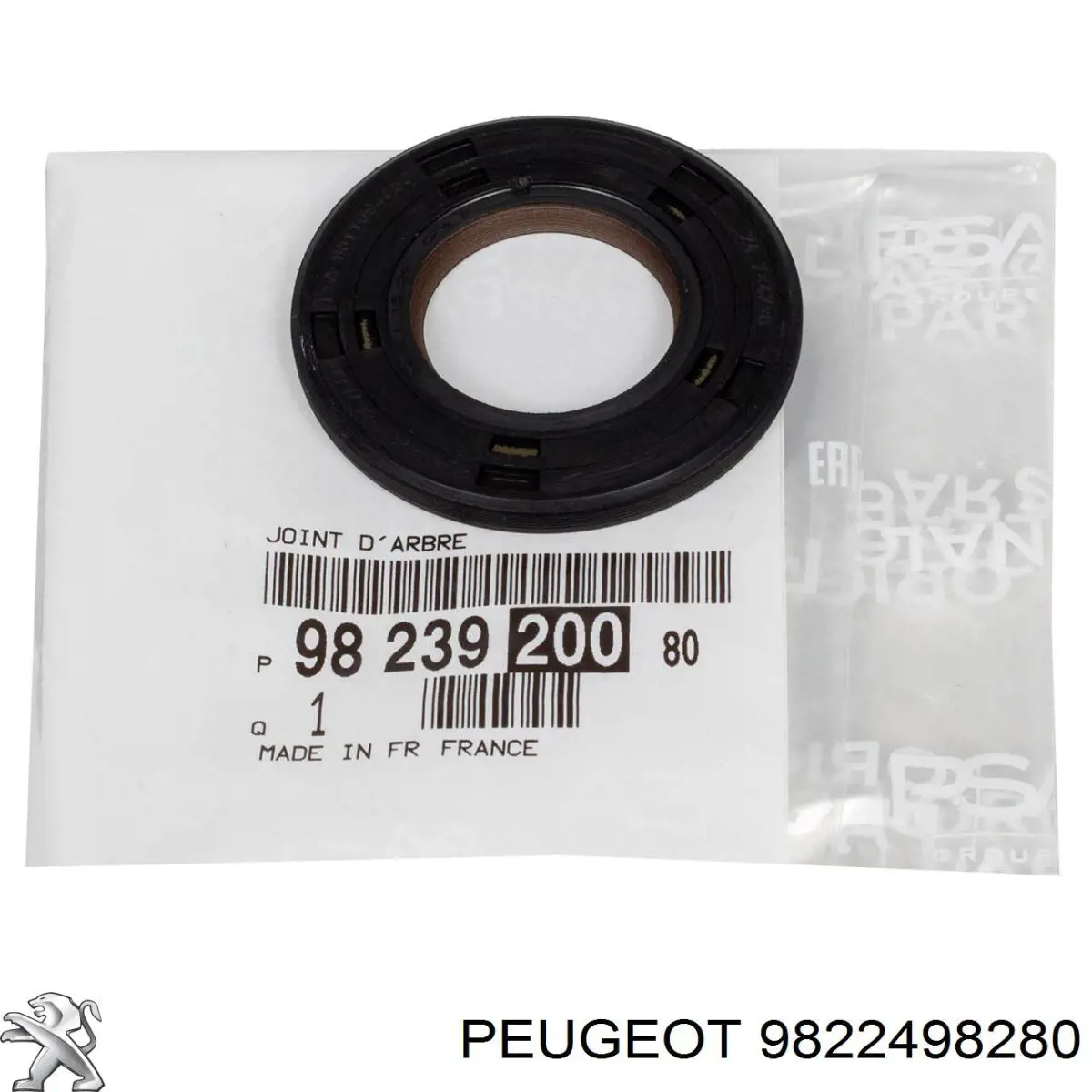 Comprar 9822498280 Peugeot/Citroen Retén del semieje delantero izquierdo