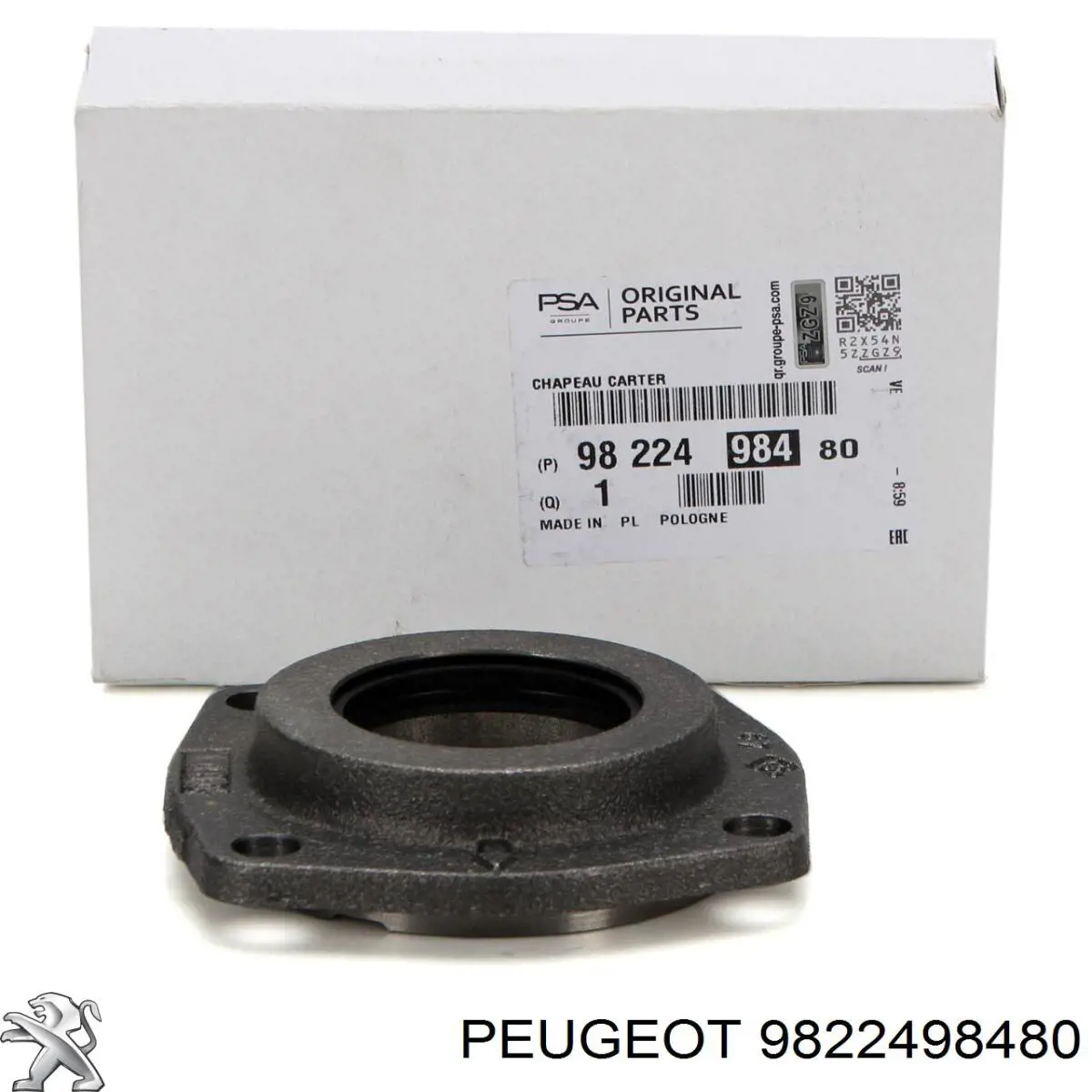 9822498480 Peugeot/Citroen anillo retén de semieje, eje delantero, izquierdo