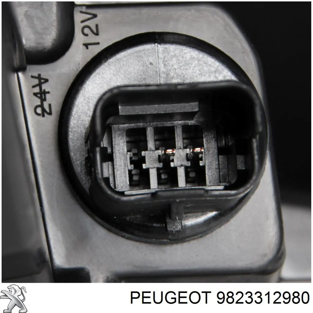 Luz diurna derecha 9823312980 Peugeot/Citroen