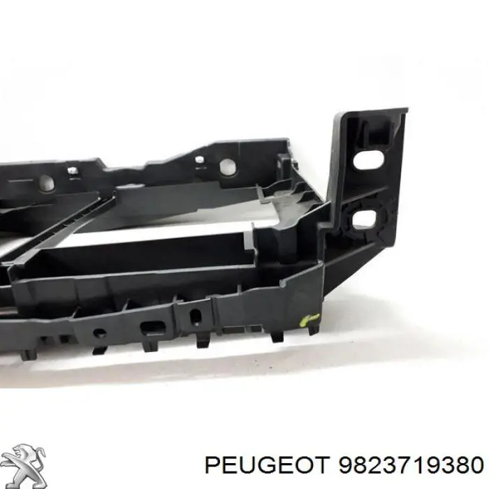 9823719380 Peugeot/Citroen Soporte de radiador completo (panel de montaje para foco)