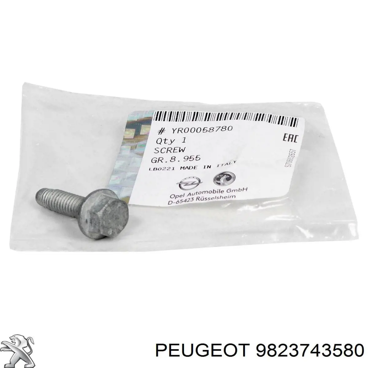 Abrazadera del colector de escape Peugeot/Citroen 9823743580 precio, desde 14,06 EUR