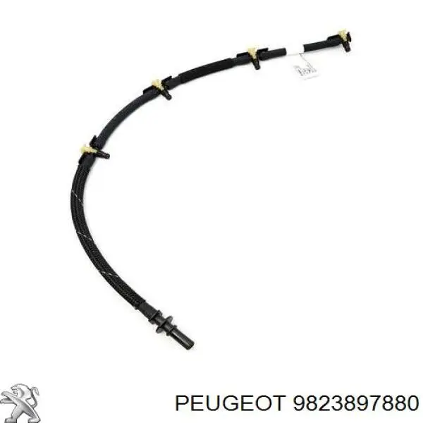 9823897880 Peugeot/Citroen tubo de combustible atras de las boquillas
