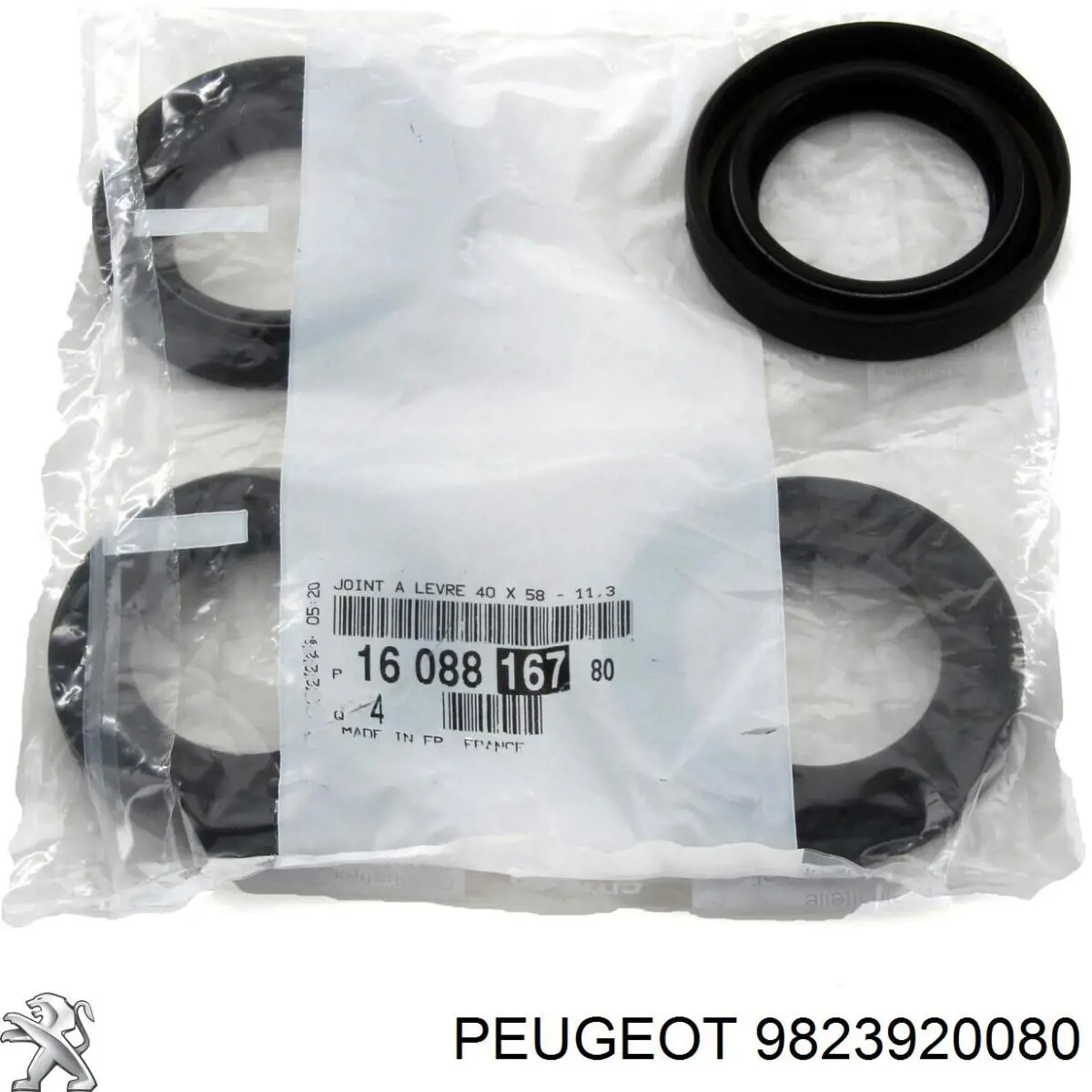 Anillo impermeable, árbol de levas Peugeot/Citroen 9823920080