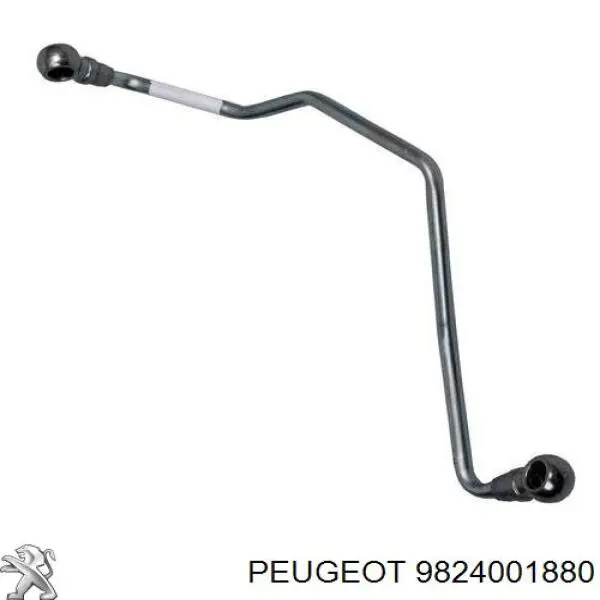 9824001880 Peugeot/Citroen tubo (manguera Para El Suministro De Aceite A La Turbina)